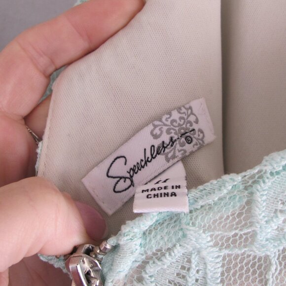 Speechless Mint Lace Dress - Picture 10 of 13